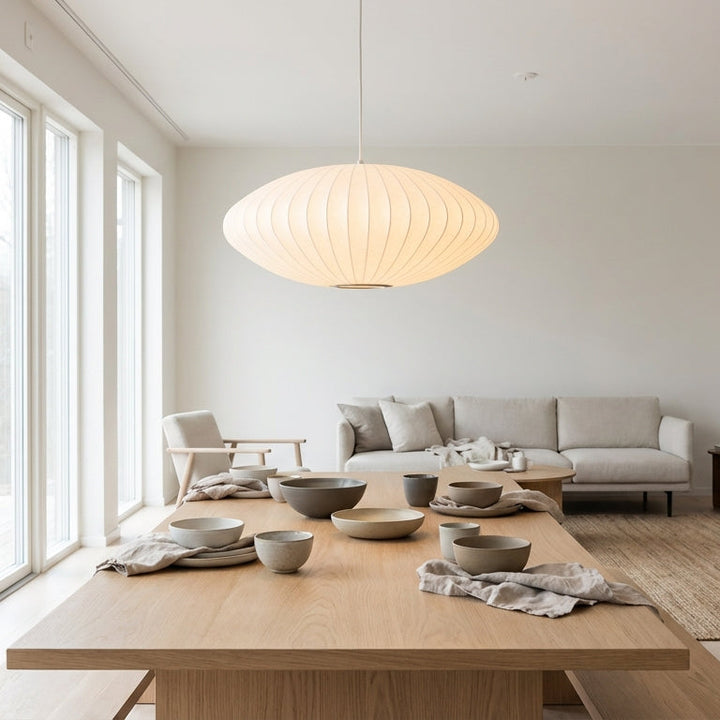 CacoonLight_Elegant_Modern_Taklampa_med_Mjuk_Ljusspridning